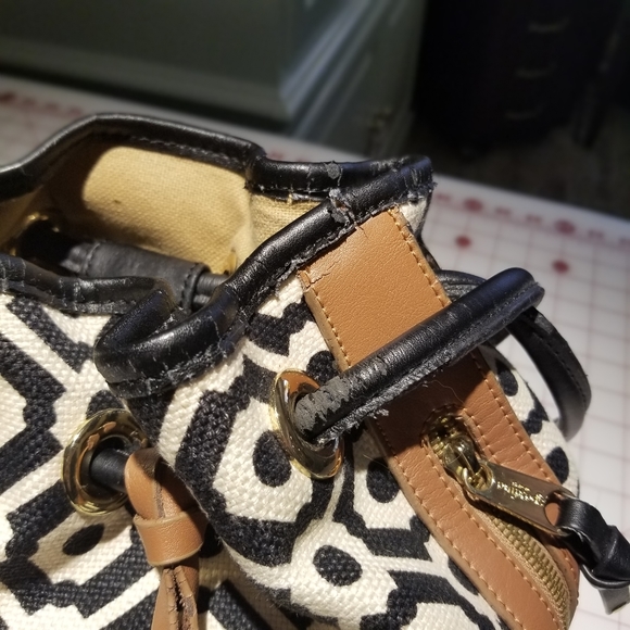 Spartina 449 "Pender" Color Block Drawstring Tote - Picture 10 of 16